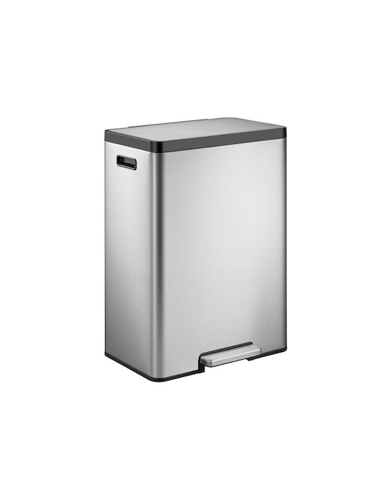 Eko Ecocasa Ii Waste Bin Waste made of Stainless Steel with Pedal Gray 45lt 1pcs