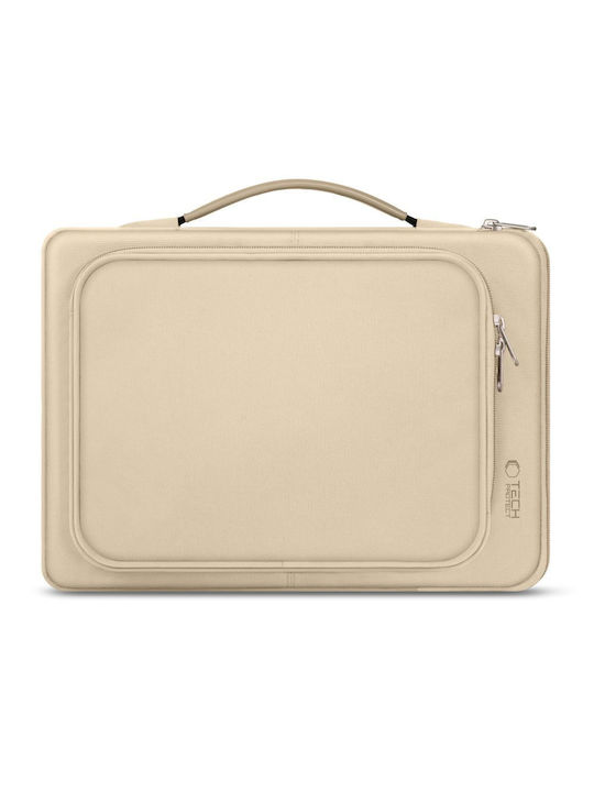 Tech-Protect Чанта за лаптоп 14" в бежов цвят 304004-189502