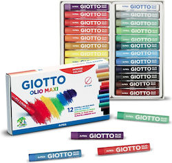 Giotto Oil Pastels 12pcs 7cm