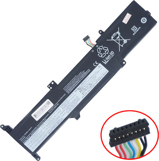 Батерия за лаптоп Lenovo Ideapad 3 15ada05 81w100e2us L19c3pf7 L19d3pf5 L19l3pf5 Sb10x02601 5b10x02602 5b10x02607 Sb10x02596 5b10x02599 11.1v 45wh 4120mah Лентов кабел 8 пина Код 1-bat0560