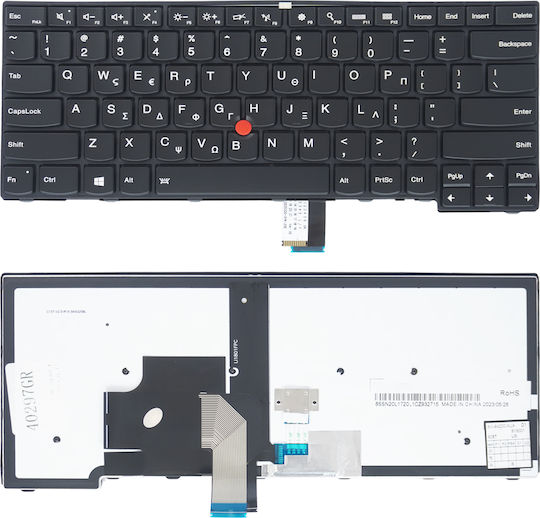 Πληκτρολόγιο Ελληνικό-greek Laptop Keyboard Lenovo Ibm T460 T440 T440p T440s T431s T450 T450s 04x0101 04x0139 04y0824 04y0862 04y2726 04y2763 0c02215 0c43906 0c43944 0c45328 338060 3890pg 38x06e 852-41988-bxa Gr Version Κωδ.40297gr