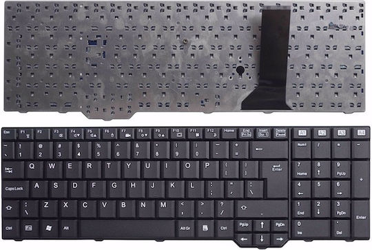 Laptop Keyboard for Fujitsu Xa3520 Amilo Pi3625 Xa3530 Xi 3670 Li 3910 Xi 3650 Xi3650 Li3910 Xi3670 My07xx Xa 3530 Ms2244 90.4h907.u0r V080305ak2 Code 40406us