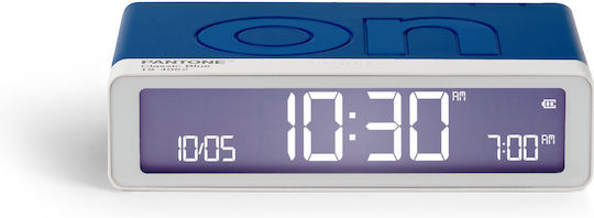 Lexon Tisch-Digitaluhr mit Wecker Blau LR157PT-B