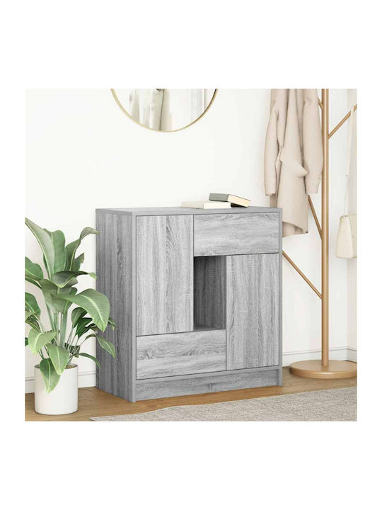 Bufet cu Sertare Gri 70.5x34x74.5cm