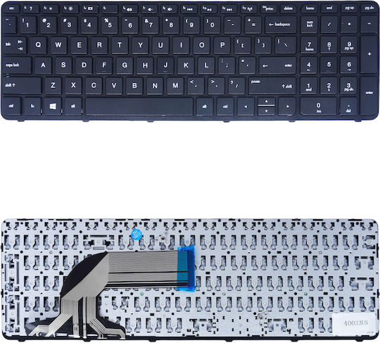 Πληκτρολόγιο Laptop Hp 15-r100nv 15-r014sv 15-e052sv 15-r012sv 15-n250sv 15-e046sv 15-d012tx Κωδ.40033us
