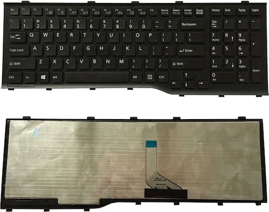 Laptop Keyboard Fujitsu Ah532 A532 N532 Nh532 US Layout Frame A532 Ah532 N532 Nh532 Cp569151-01 Cp611934-01 Mp-11l63us-d85 Mp-11l63us-d85w Aefj8u00028 Rev:3a Cp575204-001 F226 Code 40287us