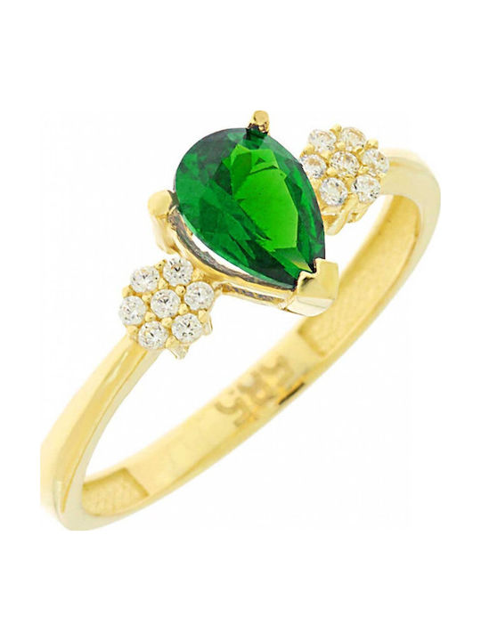 Mertzios.gr Single Stone from Gold 14K