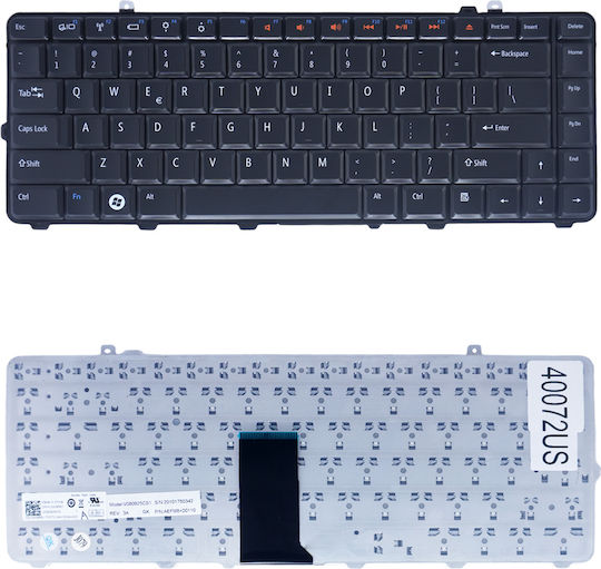Πληκτρολόγιο Laptop Dell Studio 1535 1536 1537 Rk684 B013 Inspiron 1435 15 1535 1536 1537 1555 1557 1558 0tr324 Rk685 0rk685 Tr324 Nsk-dc001 0c569k 0d375k 0f292k 0p149k 0x476j Us Version Black Keyboard Κωδ.40072us