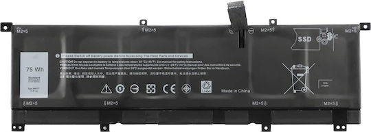 Μπαταρία Laptop Battery 8n0t7 Tmfyt Dell Xps 15 9575 Series 11.4v 75wh Oem Κωδ.1-bat0312