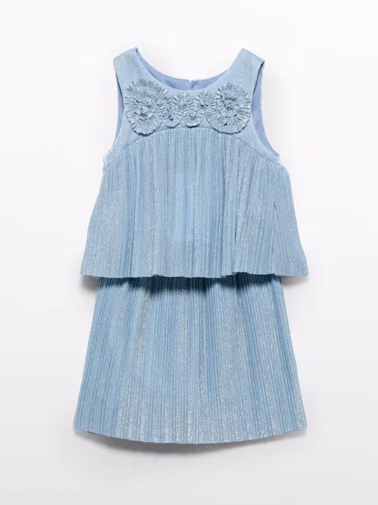 Kids' Set with Skirt Summer 2pcs Blue