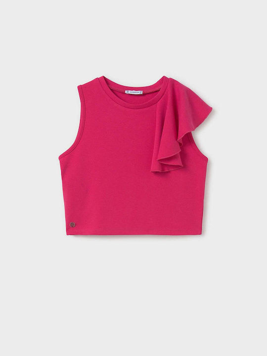 Kids' Shirt Sleeveless Fuchsia