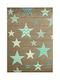 Kids Synthetic Rug Stars 200x290cm