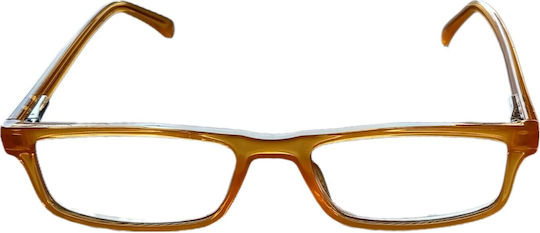 Lesebrille +3.50 in Gelb Farbe 02907