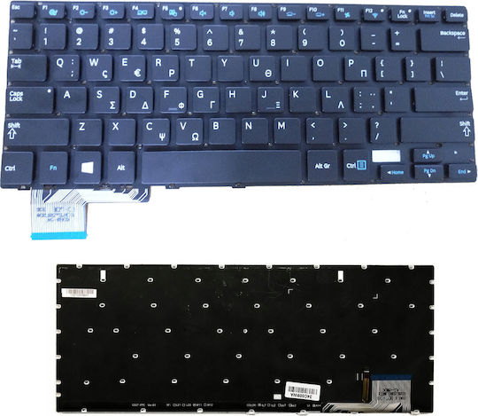 Laptop Keyboard Greek Greek Keyboard Samsung 7 730u3e Np730u3e 740u3e Np740u3e 730u3e-k01 730u3e-a01 Cnba5903669adn Backlit Code 40450grbacklit