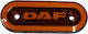 Side Volume Light Neon Daf Orange 24v