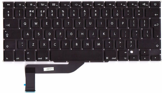 Tastatură laptop Apple Macbook Pro 15 Retina A1398 Mc975 Mc976 Md293 Md294 Md831 Me293 Me294 Me664 Me665 15 inch Mc975 Mc976 Mc975 Mc976 Apple Macbook Pro Cod 40259uk