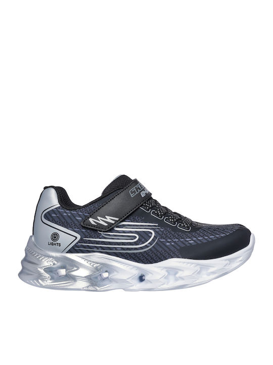 Quantroid Vortex 2.0 Παιδικά Sneakers με Σκρατς & Φωτάκια Μαύρα