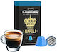 Kaffeekapseln kompatibel mit Nespresso-Maschinen 10 Stück - Crema Di Napoli Kaffeekapseln - La Capsuleria