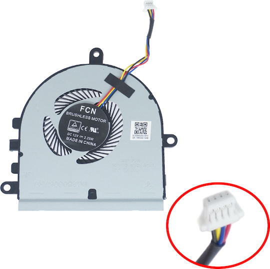 Ανεμιστηράκι Laptop Cpu Cooling Fan Dell Inspiron 3593 Reg Model P75f Reg Type P75f013 Dfs531005mc0t 07mcd0 Cn-07mcd0-fos00-02n-04xj-a00 4pins Κωδ.80626