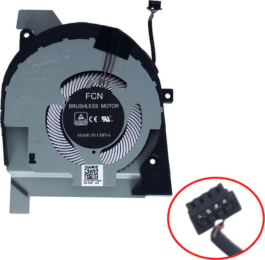 Ανεμιστηράκι Laptop Cpu Cooling Fan Dell Latitude 5501 5511 Precision 3541 Cvmc1 0cvmc1 0hy6c8 Hy6c8 Dfs2004053j0t Fmct Dc28000q0f0 Eg50060s1-c480-s9a 4pin Κωδ.81145