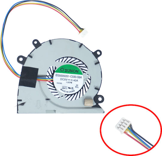 Ανεμιστηράκι Laptop Cpu Cooling Fan Dell Latitude 6430u E6430u 0yh18x Yh18x Cn-0yh18x Dc28000c3d0 Ksb05105hc Cc4f Dc28000c3sl Eg50050s1-c030-s9a 4pin Κωδ.81012