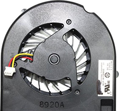 Laptop CPU Cooling Fan HP Compaq G50 G60 G70 CQ50 CQ60 CQ70 3-pin 2 Screws KSB05105HA MCF-W11BM05 486636-001 489126-001 PVB065D05H GC55515VH-A 13.V1.BJ195.F.GN NFB73B05H Code 80206