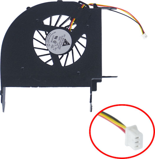 Ανεμιστηράκι Laptop Cpu Cooling Fan Hp Paviliondv7-3175ev Dv-7 3110sv Dv7-3190ev 587244001 Κωδ 80006