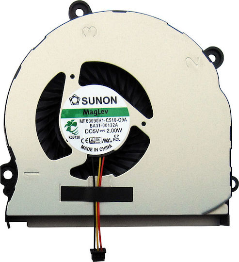 Ανεμιστηράκι Laptop Cpu Cooling Fan Samsung Series 3 Np355e5c Np355e5c-a01gr Ba31-00132a 3pin Sunon Κωδ 80121