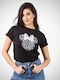 Damen T-Shirt black