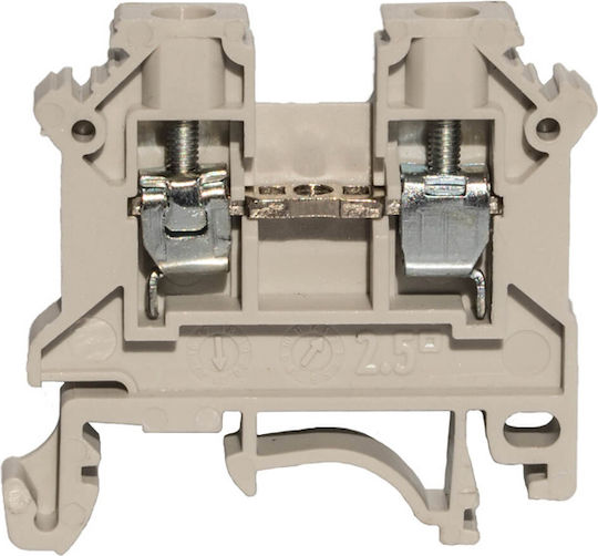 Elmark Screw Terminal Block 10mm2 Hf Pa66 Ul94 Red