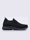 Γυναικεία Ανατομικά Sneakers Μαύρο