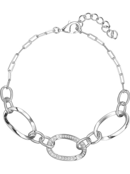 Ioannis Kosmima Women's Bracelet made of Silver with Zircon