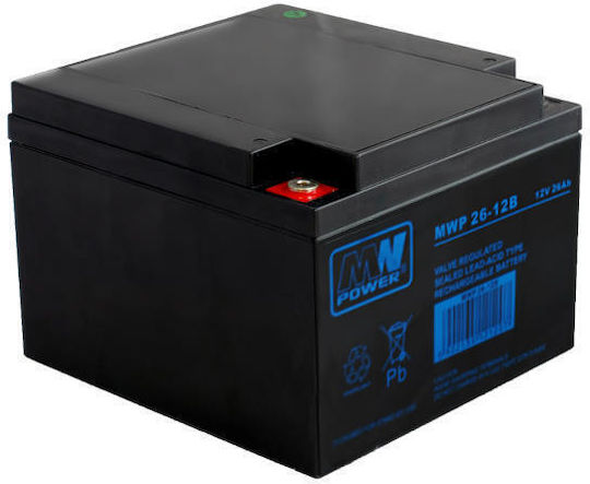Mwp 26-12b Nan Vrla Batteries Mwp Agm 12 Years Mwp 26-12b Battery