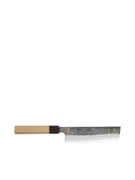 Tojiro Knife Nakiri from Damascus Steel 16.5cm