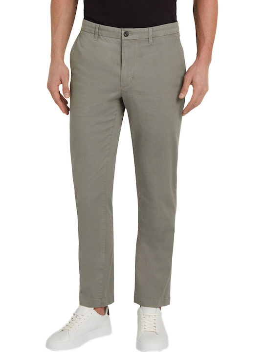 Trousers Chino in Slim Fit Green