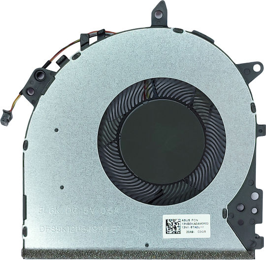 Ανεμιστηράκι Laptop Cpu Cooling Fan Asus Vivobook X512ub-bq127t X512ub 13nb0ka0am0821 13nb0ka0am0301 Κωδ 80886