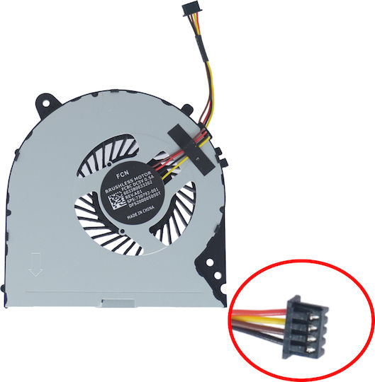 Laptop CPU Cooling Fan for Lenovo Ideapad Y700 Y700-15 Y700-15isk Y700-17isk Y700-15acz Mf75100v1-c010-s9a 4pin Code 81053