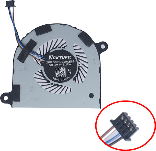 Laptop CPU Cooling Fan Dell Latitude E7480 7480 E7490 7490 02t9gv At1s1002zal Ksb0605hc-c0l Eg50040s1-c910-s9a 4pin Code 81071