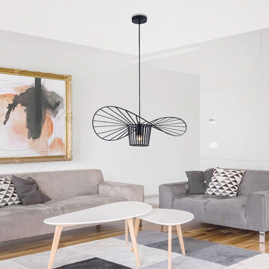 Vivalux Pendant Light Black with Socket E27 60cm