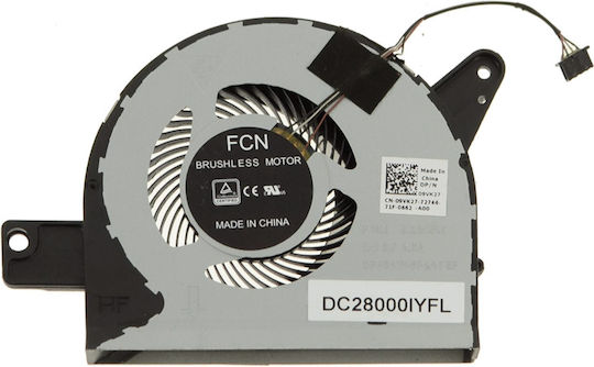 Laptop CPU Cooling Fan Dell Latitude 5580 P60f 5590 Dc28000iyfl Dc28000iysl 09vk27 OEM Code 81003
