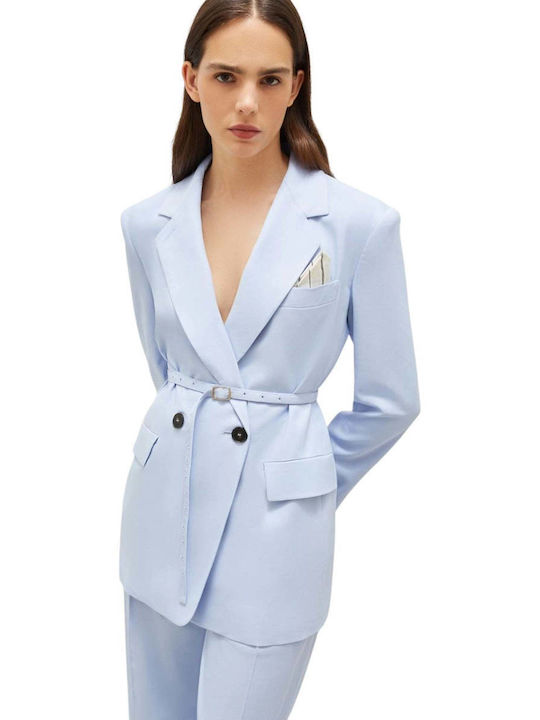 Marella Blazer Women's Blazer Light Blue