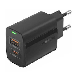 Foneng Ladegerät mit USB-A Anschluss und USB-C ...