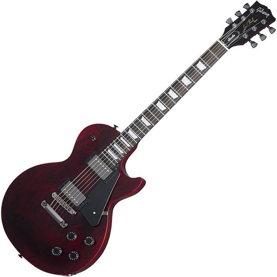 Gibson Les Paul Modern Studio Електрическа Китара Единичен разрез Wine Red Satin