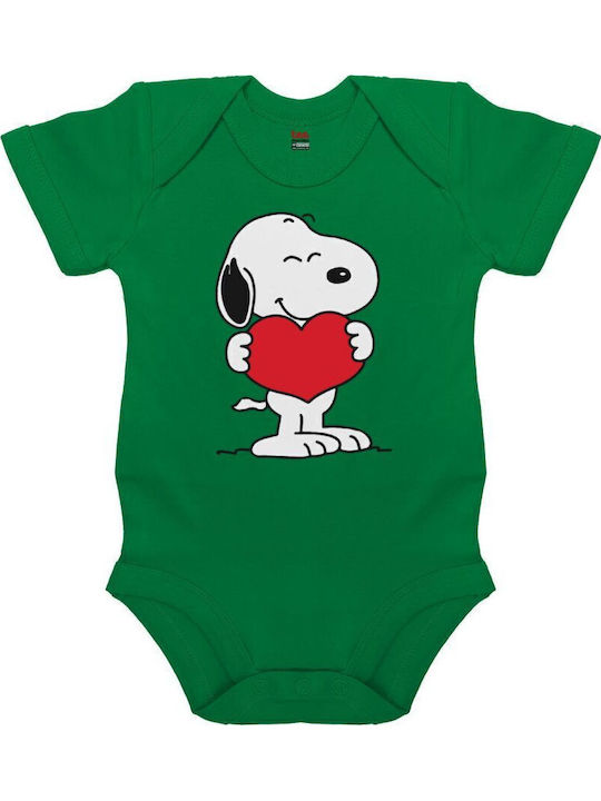 Koupakoupa Snoopy Takemy Heart Kurzärmelig Green