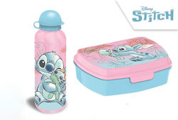Σετ Φαγητοδοχείο Παγούρι 500ml Stitch Υ8x22x8εκ