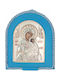 Slevori Pendant Kids Talisman with the Virgin Mary made of Silver 00206OVXLHG-BL-A-1
