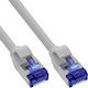 InLine S/FTP Cat.6a Netzwerkkabel Ethernet 10m Grau