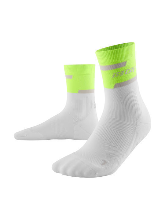 CEP Mid Cut V4 Running Socks Green 1 Pair
