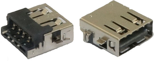 Bύσμα Usb Laptop Usb-2.0 A Type A Female Port 4 Pin Port Jack Socket Connector Κωδ 1-usb054