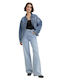 Ribcage Women's Jean Trousers Light Blue